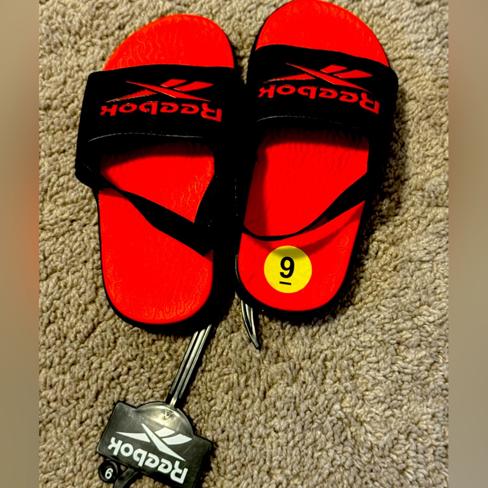 Reebok boy slides 9
